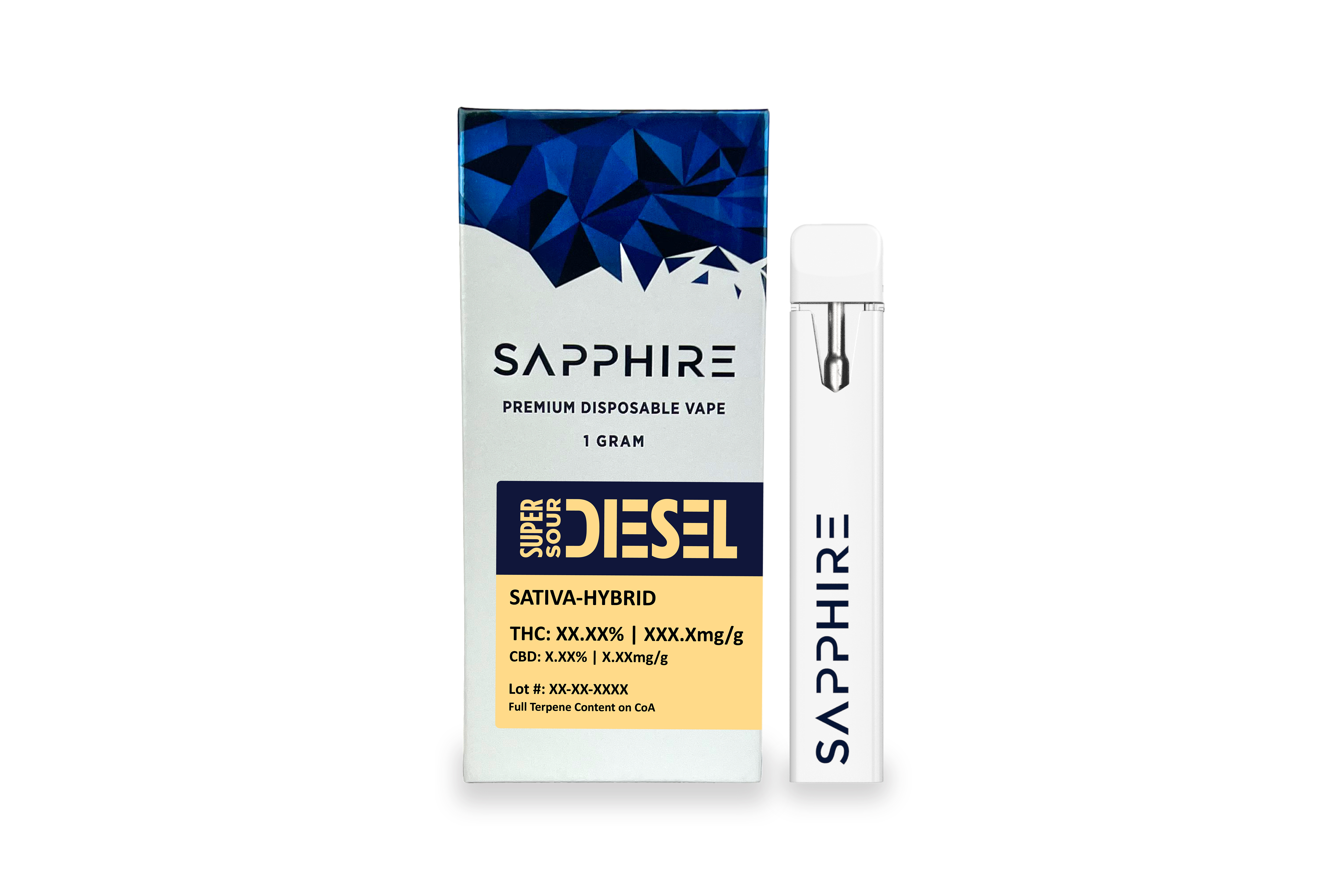 Photograph of product: Super Sour Diesel AIO Disposables | 1g |