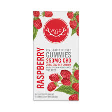 Photograph of product: WYLD - Raspberry Hemp CBD Gummies - 250mg
