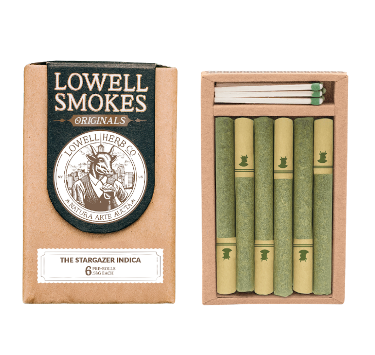 Photograph of product: Lowell Herb Co. | Star Gazer | Pre-Roll 6pk | Oui'd