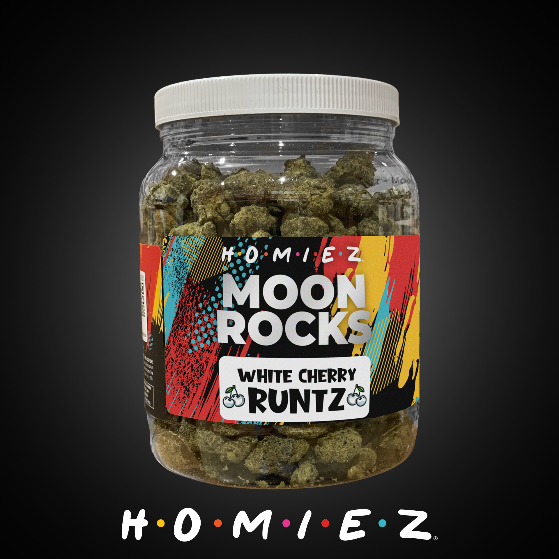 Photograph of product: Homiez - White Cherry Runtz - Moonrocks - 14g