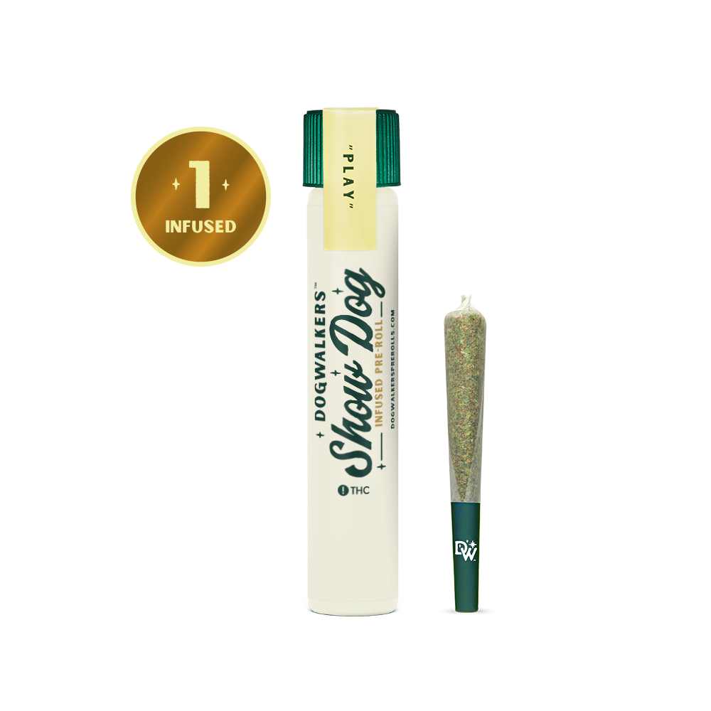 Photograph of product: Dogwalkers | Sour Garlic Z (S-H) Infused Pre Roll | 1g