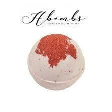 Photograph of product: HBOMBS | COCONUT LIME | BATH BOMB | 100MG