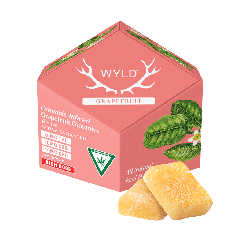 Photograph of product: 2:1:1 Grapefruit Gummies | 200TH-oui:100CBD:100CBN