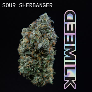 Photograph of product: Milk Oui'd | Sour Sherbanger | Flower | 3.5g