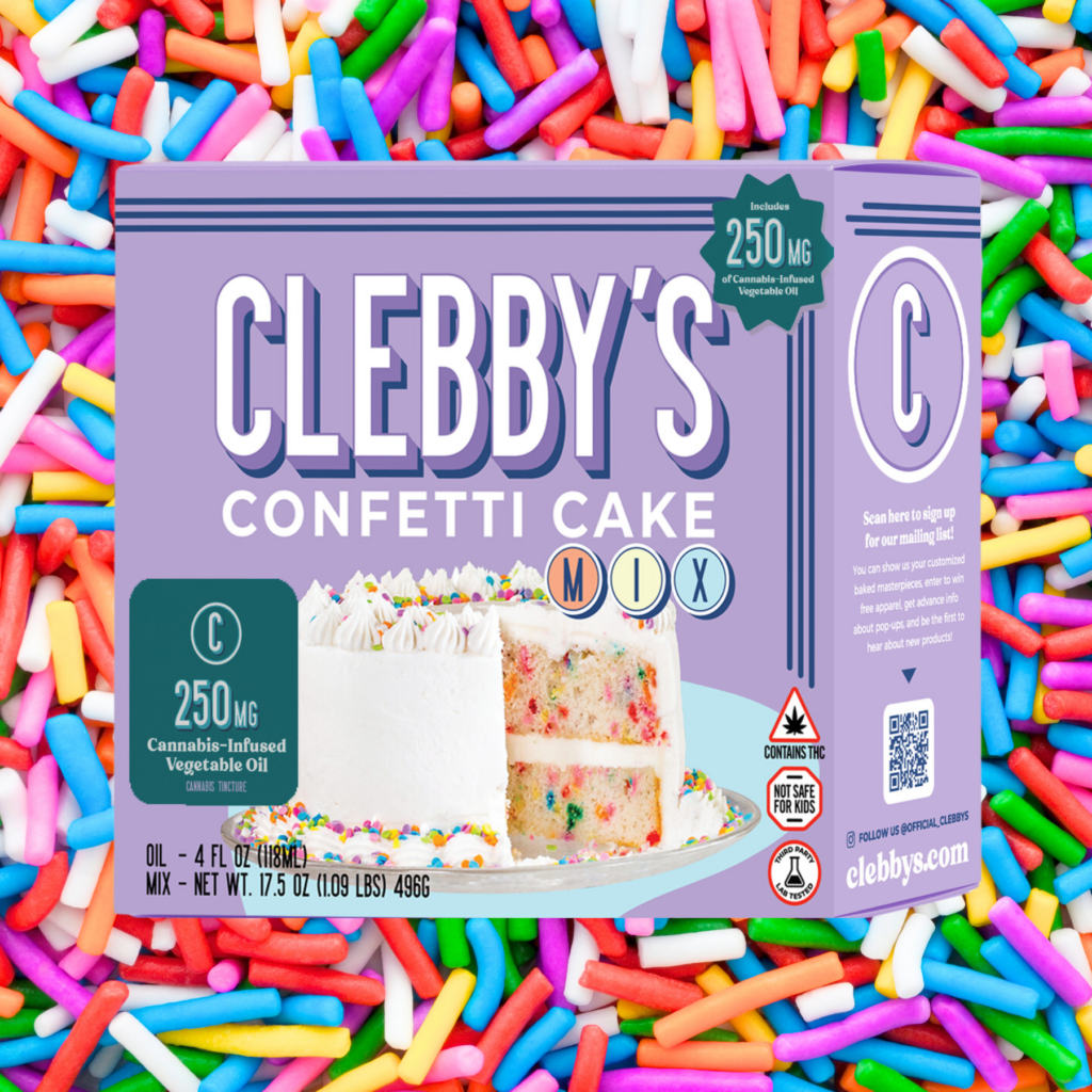 Photograph of product: Tincture | Clebby's | Confetti Cake | 250mg