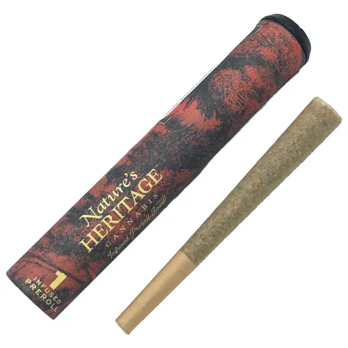 Photograph of product: Orange Chemelon Bubble au chocolat Infused Pre-roll 1g