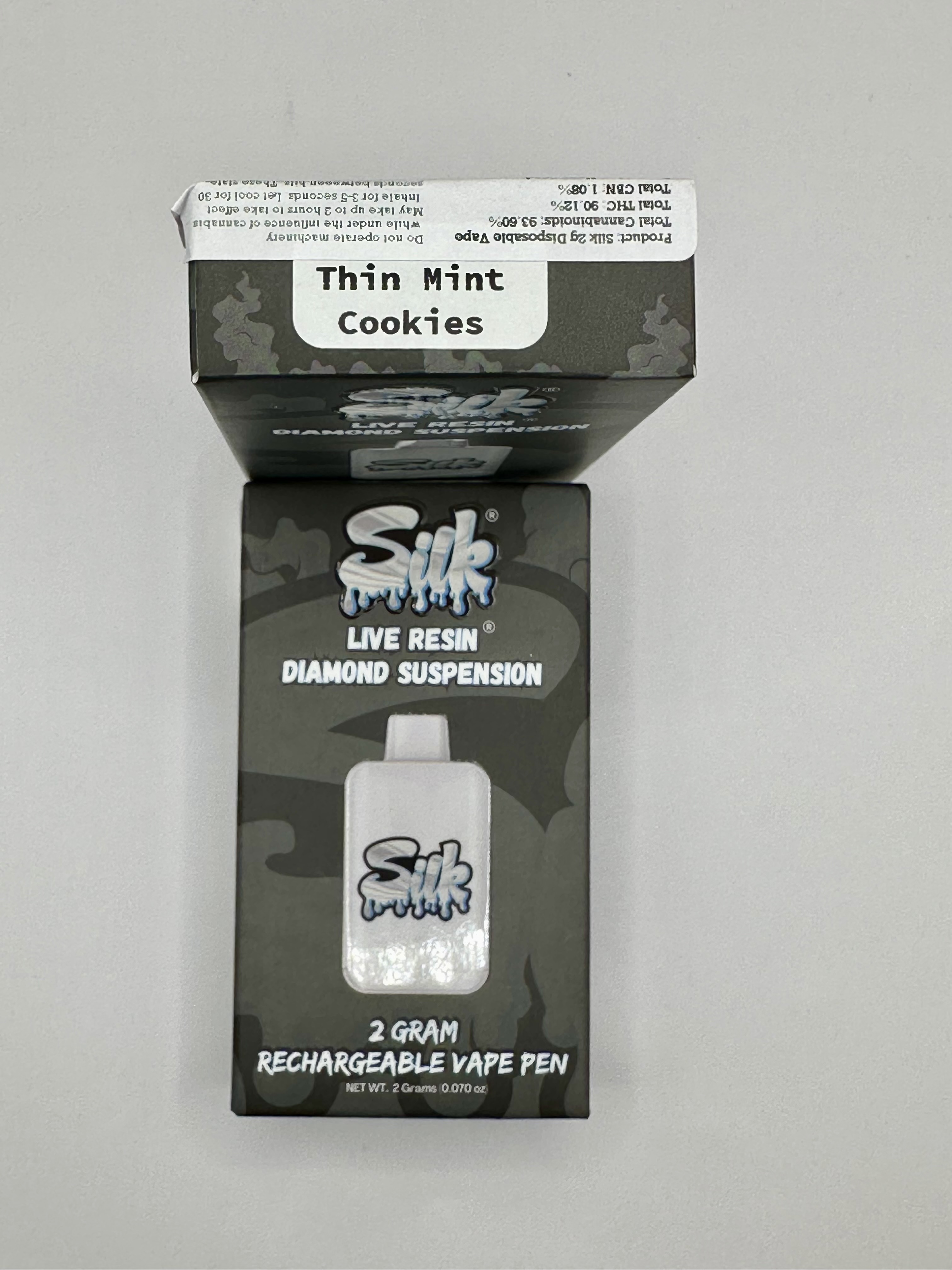 Photograph of product: Silk Thin Mint Dispo
