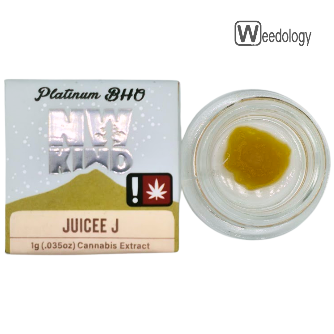 Photograph of product: NW KIND 1g JUICEE J Platinum BHO Badder