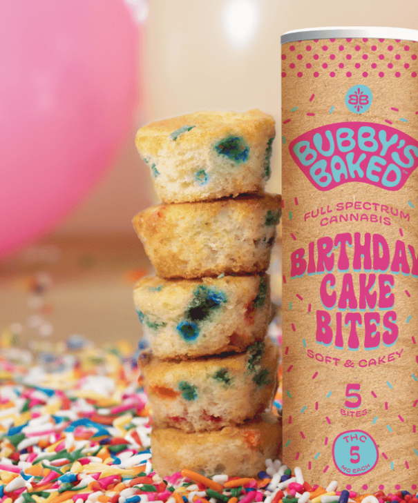 Photograph of product: Baked Goods - Birthday Cake - 5 Pcs - 25mg
