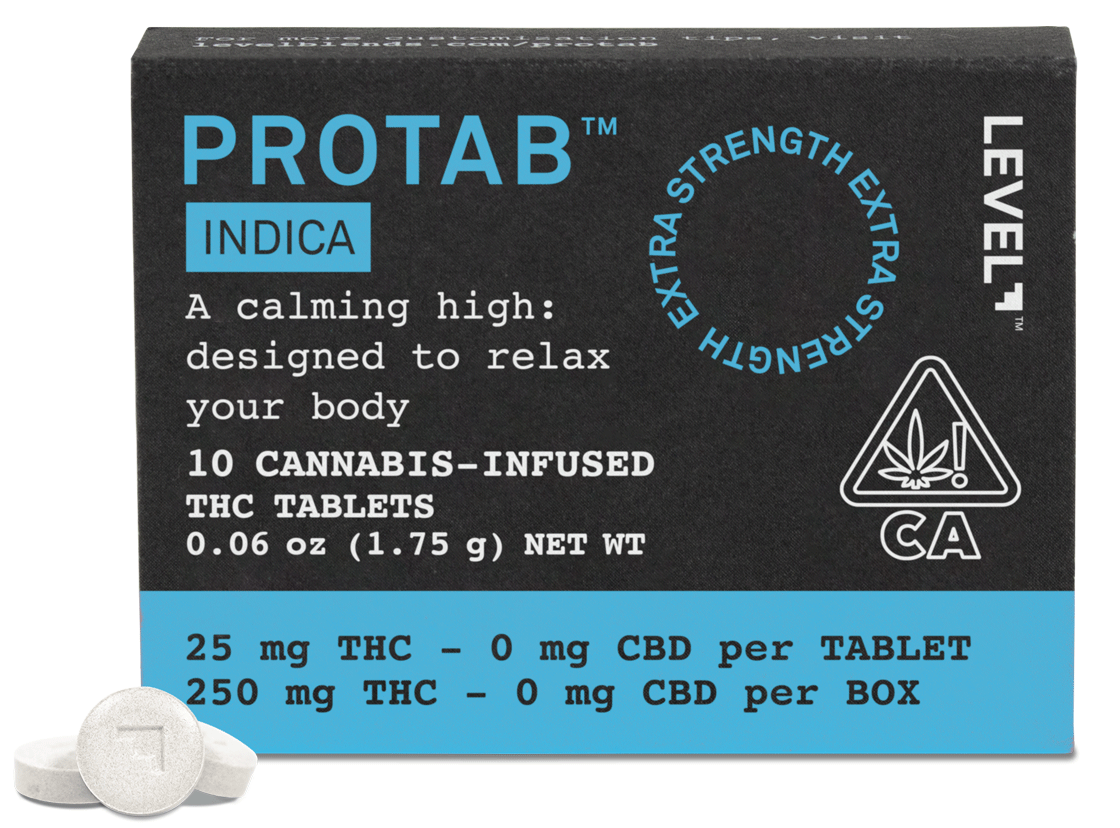 Photograph of product: Level - Oui'd Protab Tablets 250mg