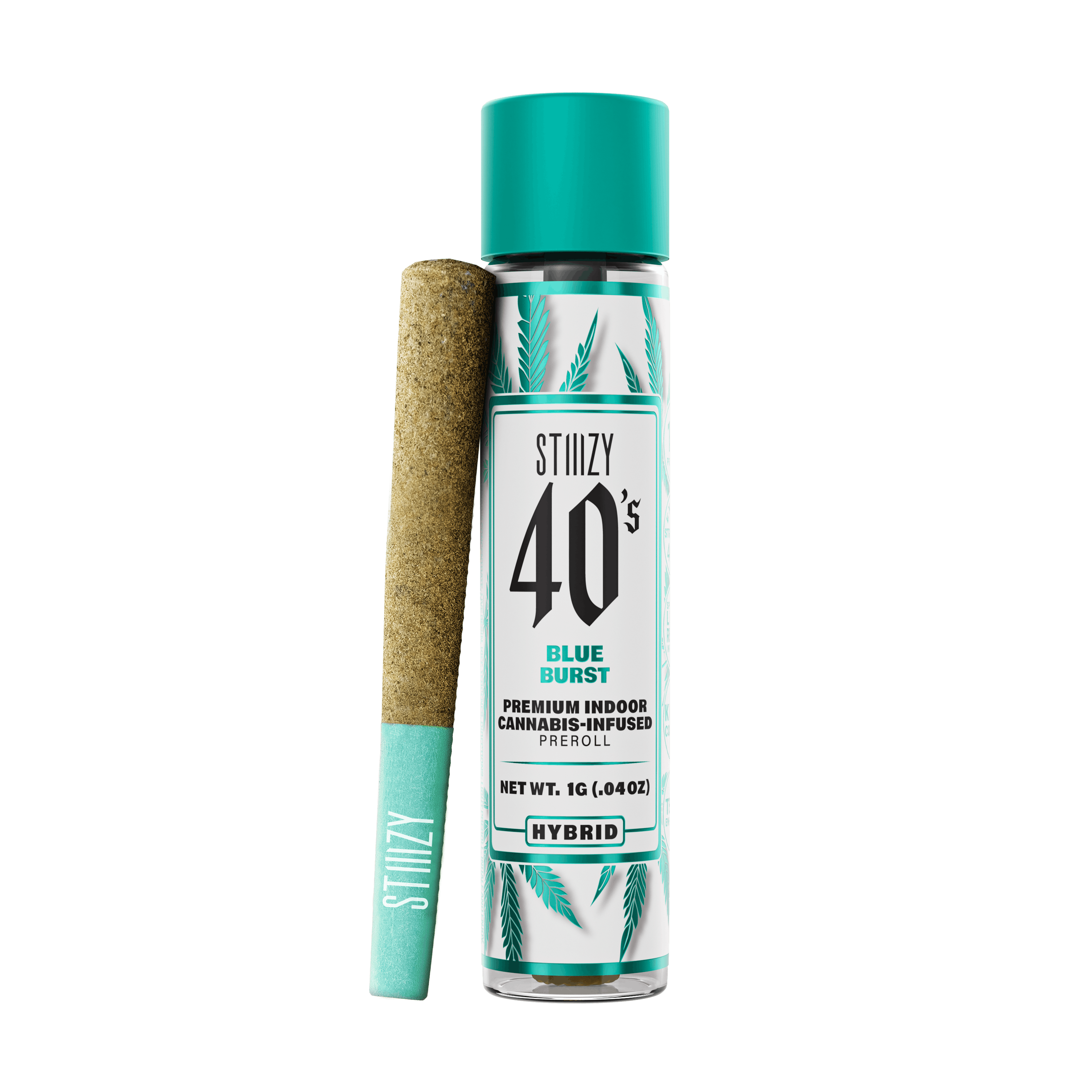 Photograph of product: 40s - Blue Burst - Infused Joint - 1g