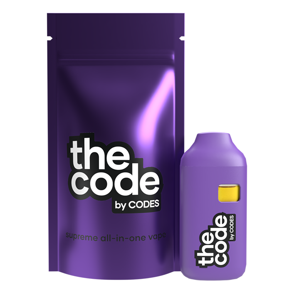 Photograph of product: Codes: Vape | The Code Vape | Tangie Berry | All-in-One | 1g