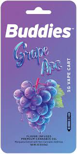 Photograph of product: Vape AiO 1g Grape Ape (Buddies)