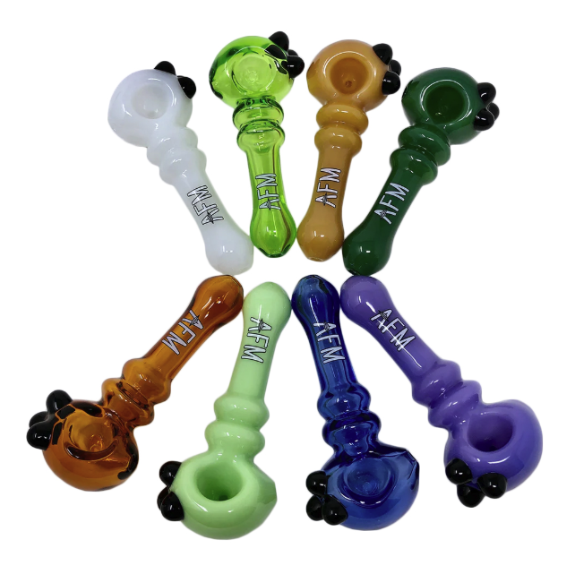 Photograph of product: AFM 5" Spoon Marble Glass Pipe $22