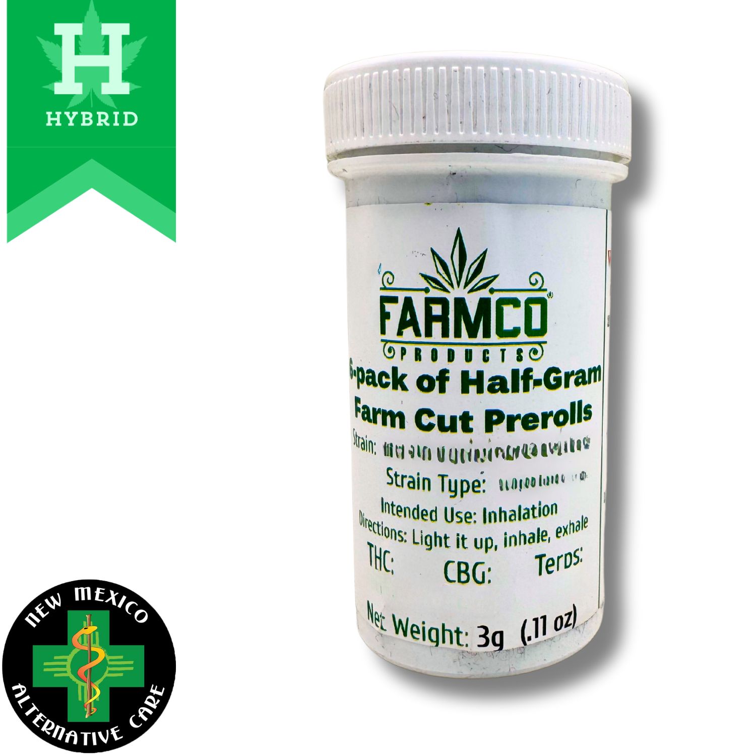 Photograph of product: NMAC | Pre-Rolls | Non-Infused | 6pk | Shiva's Dream