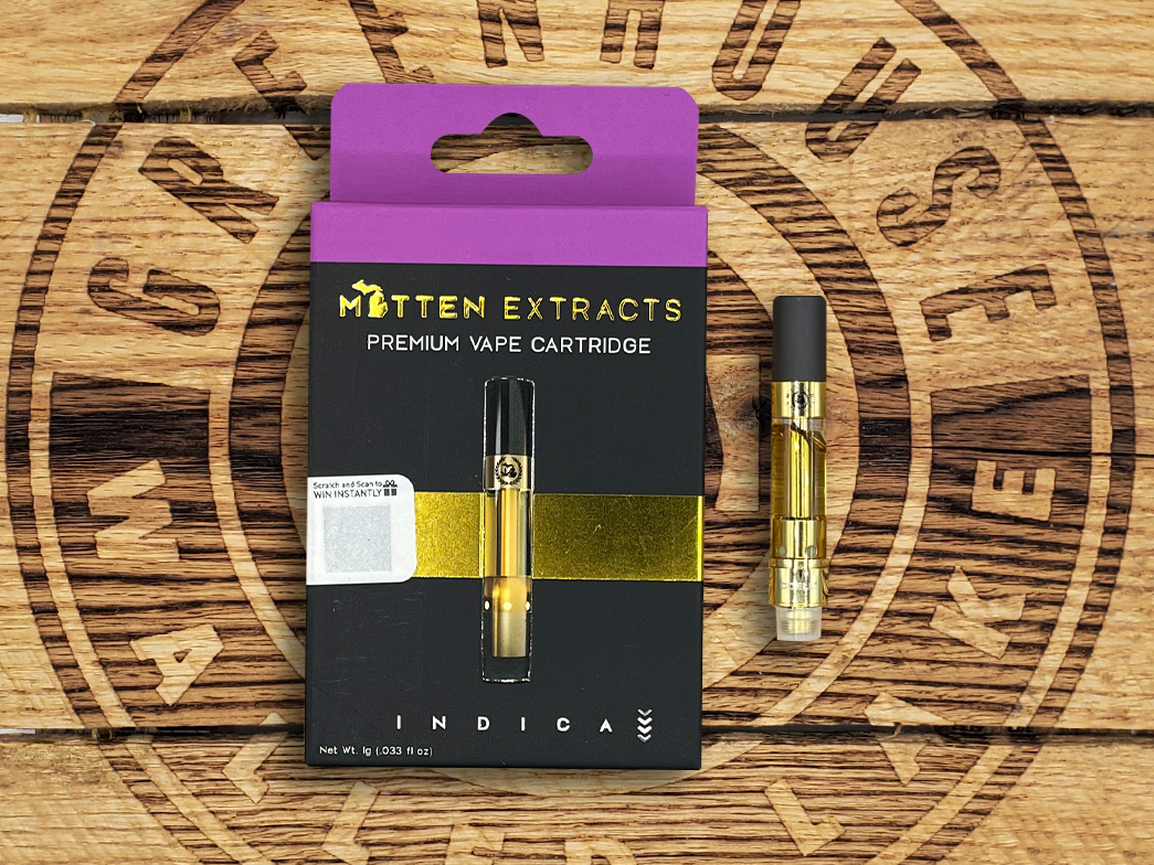 Photograph of product: Mitten Extracts | Purple Punch | 1g Cart