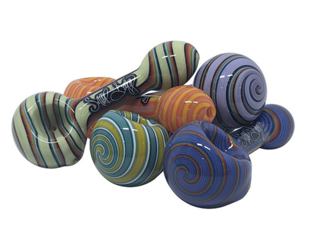 Photograph of product: Dogg Lbs - 4" Everyday Assorted Reversal Work Spoon Hand Pipe