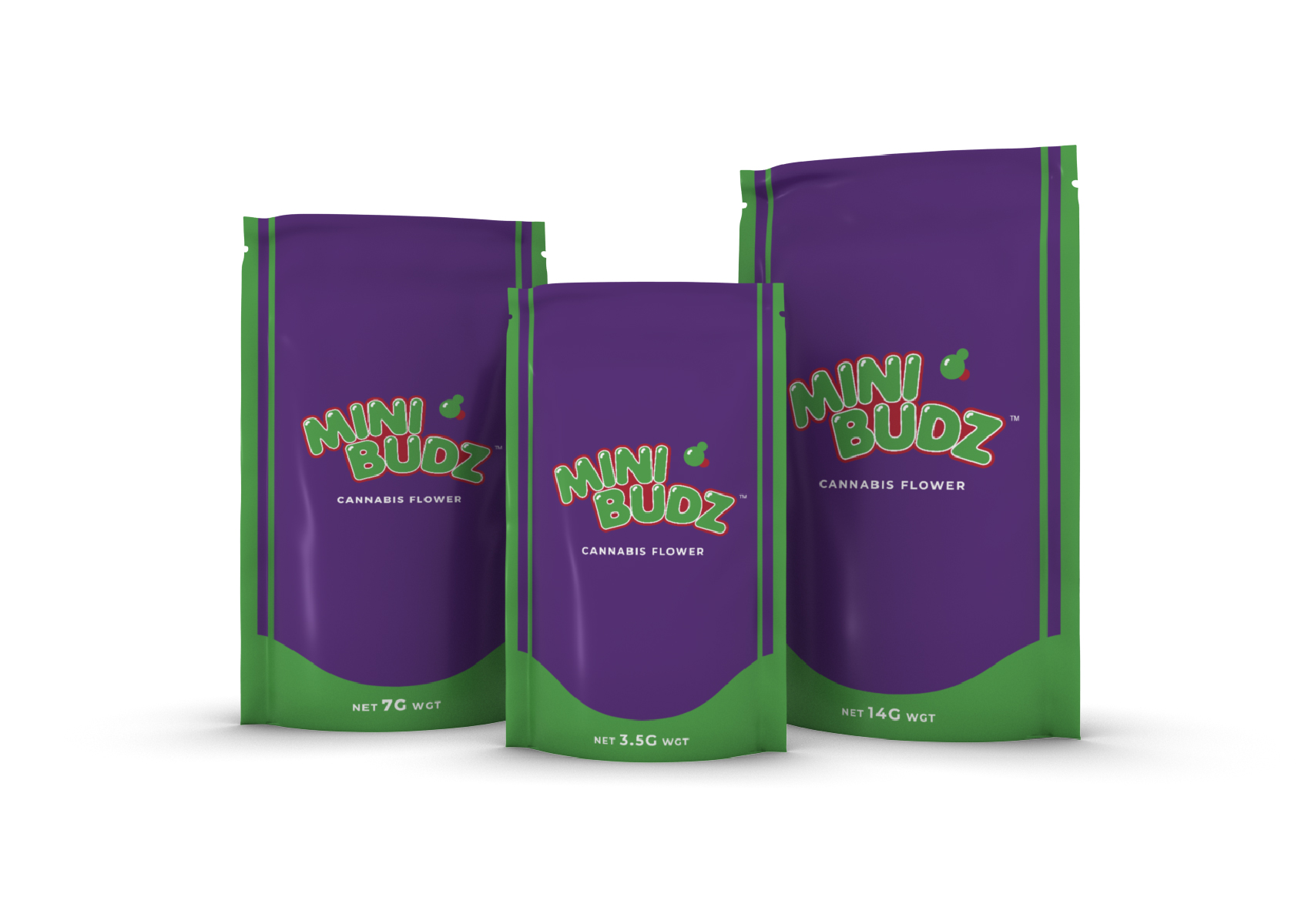 Photograph of product: Small Buds | Mini Budz | Mandarin Zkittles | 14g