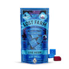 Photograph of product: Lost Farm - Blueberry (Blue Dream) Chews 100mg