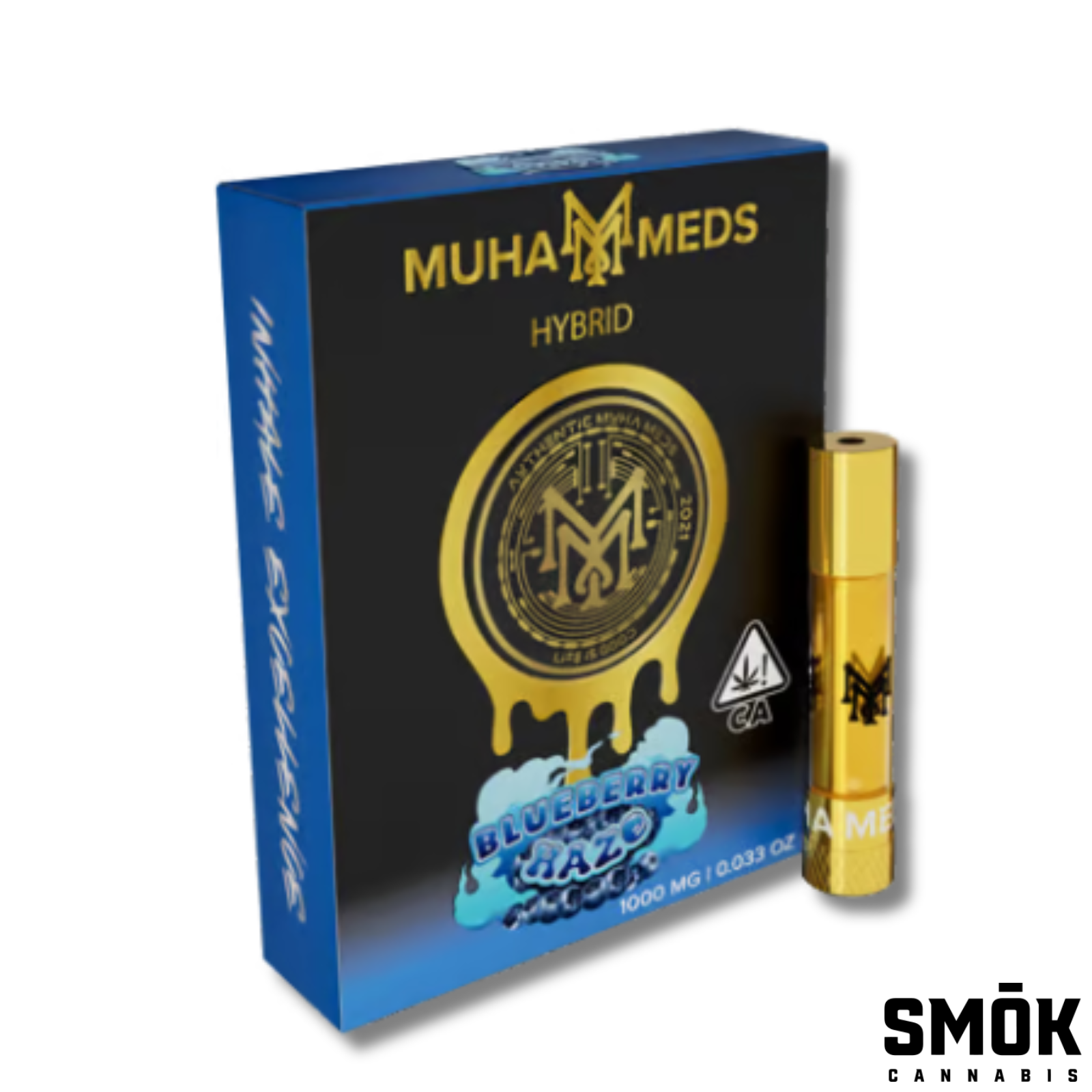 Photograph of product: Muha Meds Cart Hybrid Blueberry Haze