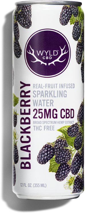Photograph of product: Sparkling Water | CBD | Blackberry | 50mg