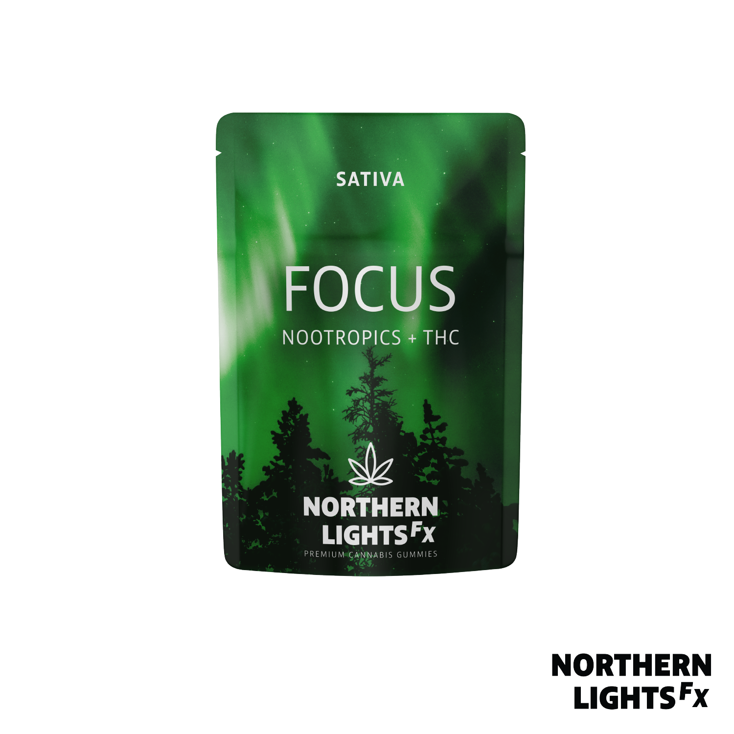 Photograph of product: Focus - Green Apple Gummies - 200mg
