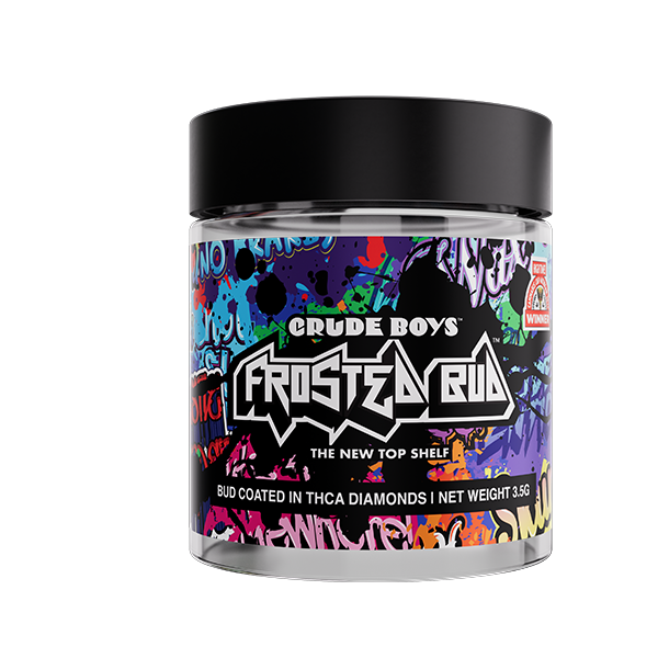 Photograph of product: Crude Boys | Trop Cookies | Infused Frosted Buds Hybrid - 3.5g
