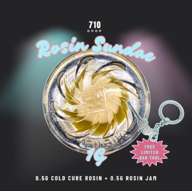 Photograph of product: Bling Blaow | Live Rosin Sundae | 1G