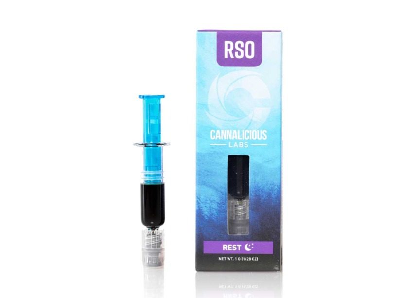 Photograph of product: Cannalicious Labs | Rest Blend RSO Dart | 1g