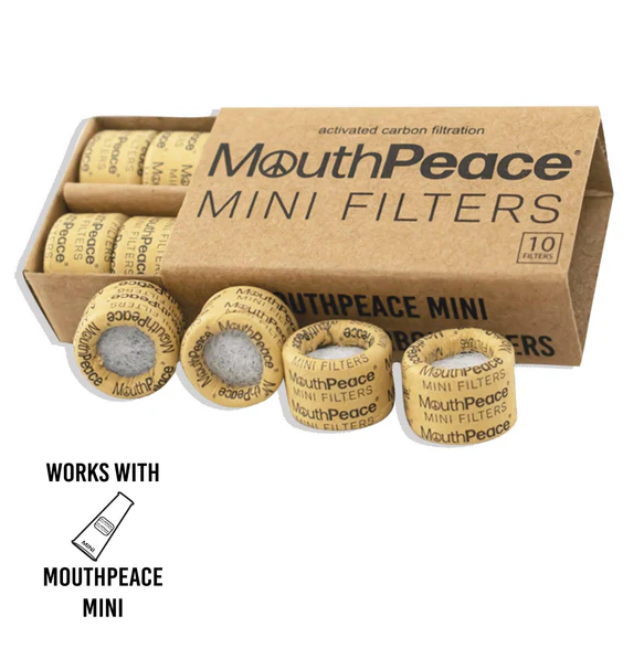 Photograph of product: Mini MouthPeace Filter- Refill 10 Pack