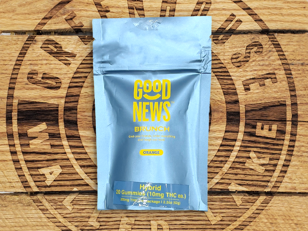 Photograph of product: Good News | Orange Brunch | 200mg Gummies