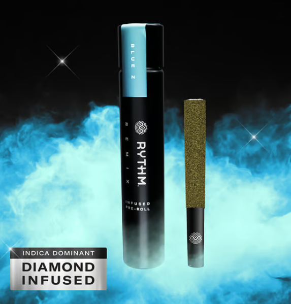 Photograph of product: Blue Z (I) Infused Preroll [C69]