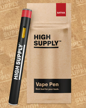 Photograph of product: High Supply Strawberry Cough All In One Disposable Vape Pen 1000mg