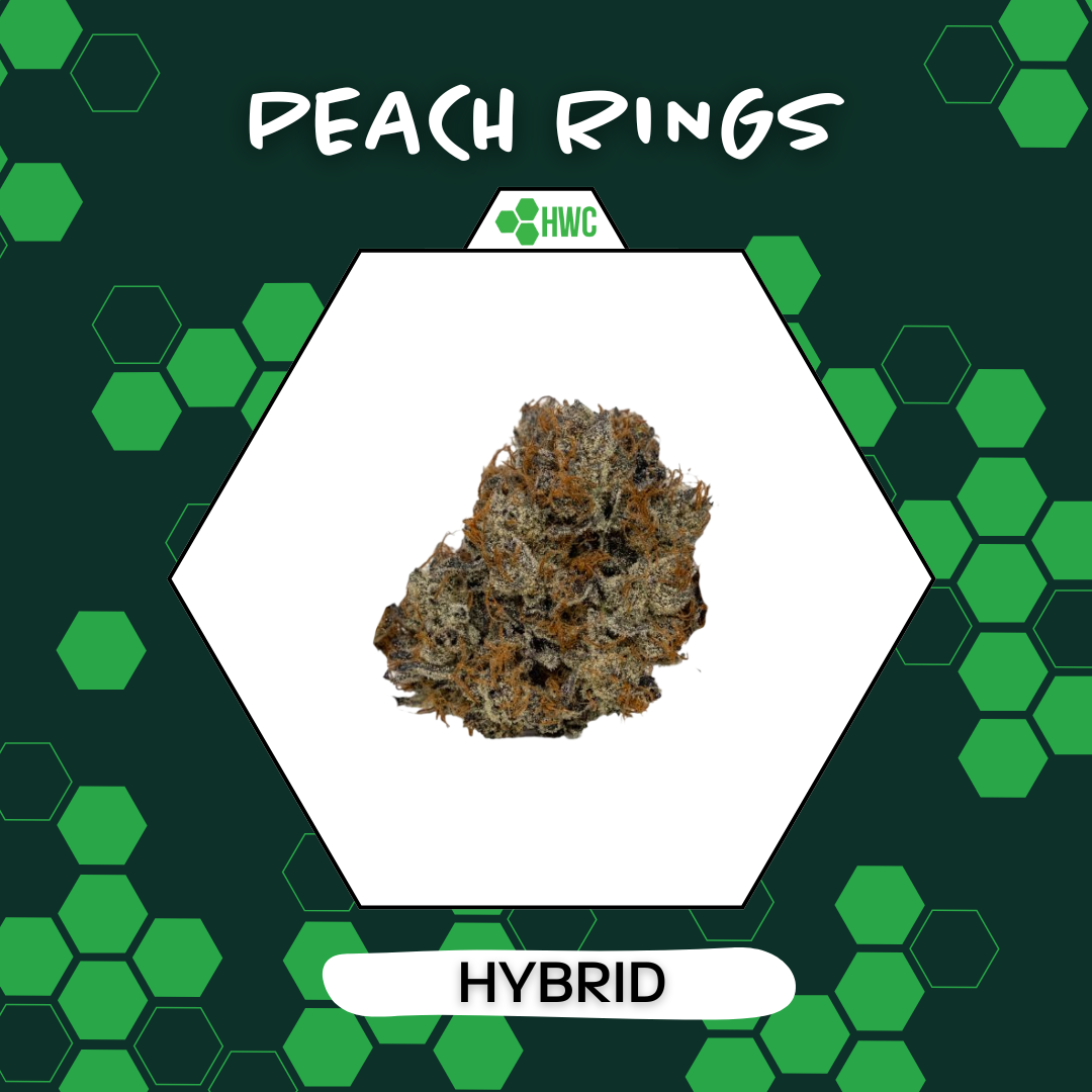 Photograph of product: Herbal Wellness Center - Peach Rings (S) - 2.83g