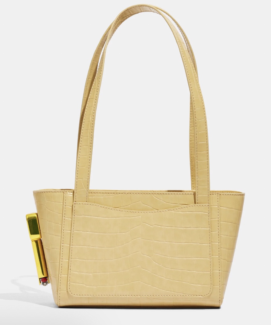 Photograph of product: Burn Tote (Butter Croc) || Edie Parker