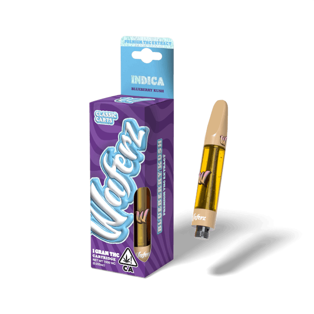 Photograph of product: Blueberry Kush - 1g Vape - 