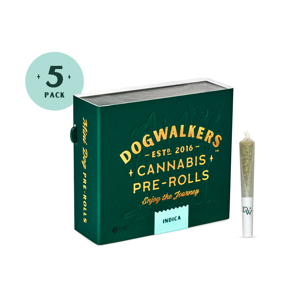 Photograph of Product: White OG Mini Dogs 5-pack | 1.75g