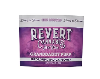 Photograph of product: REVERT | GROUND FLOWER | GRANDDADDY PURP - 14g
