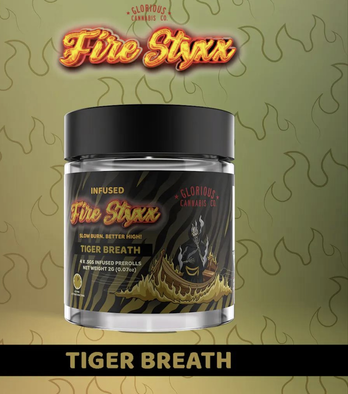 Photograph of product: AU GCC: Tigers Breath Fire Styxx Multi-Pack (4 x .5G)