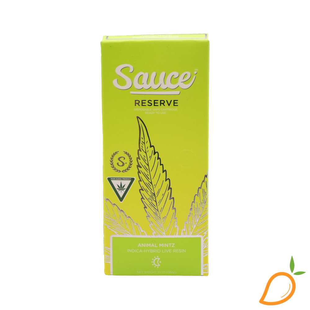 Photograph of product: 1g Animal Mints Reserve Live Resin Disposable Vape Sauce