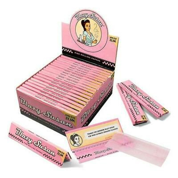 Photograph of product: PINK ROLLING PAPERS 1 1/4 6PK
