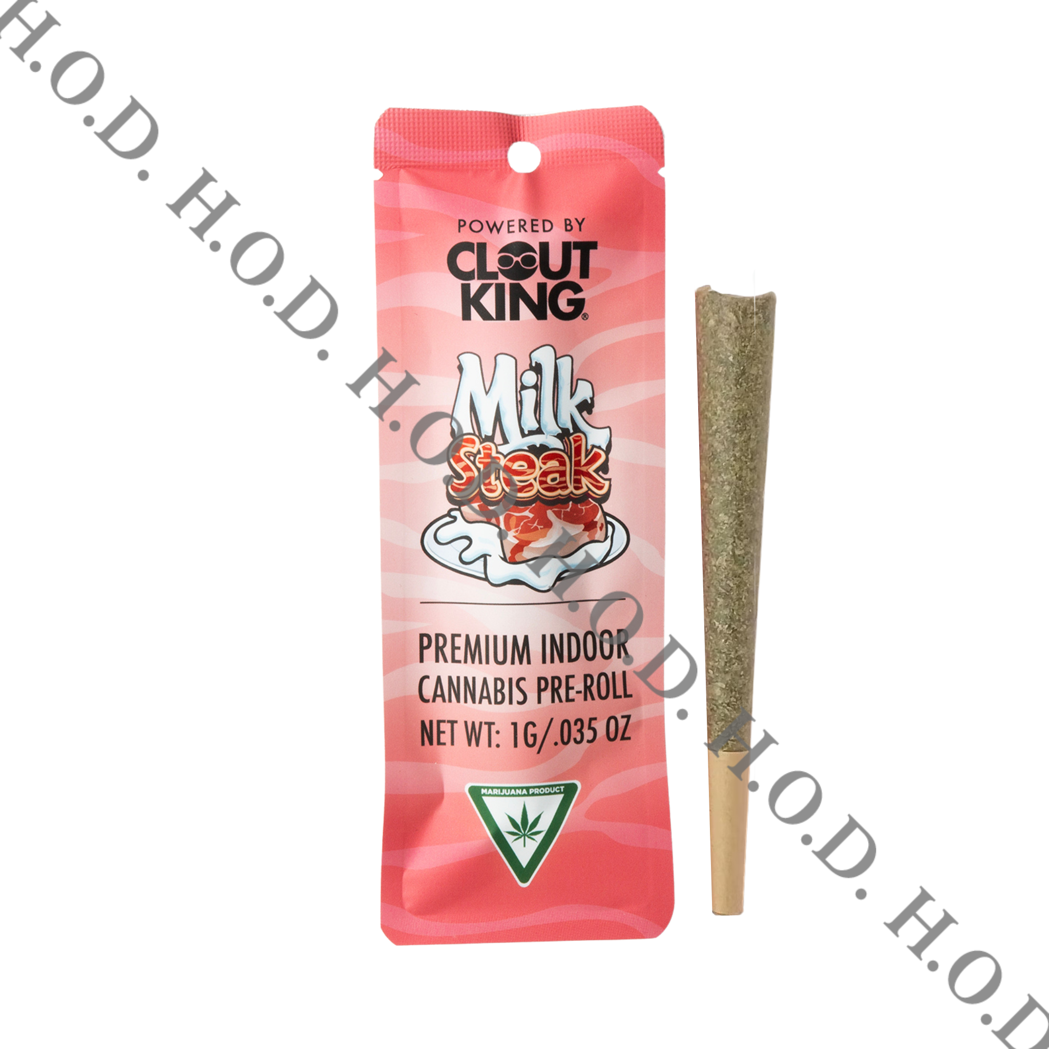 Photograph of product: Clout King Milk Steak Pre-Roll 1g