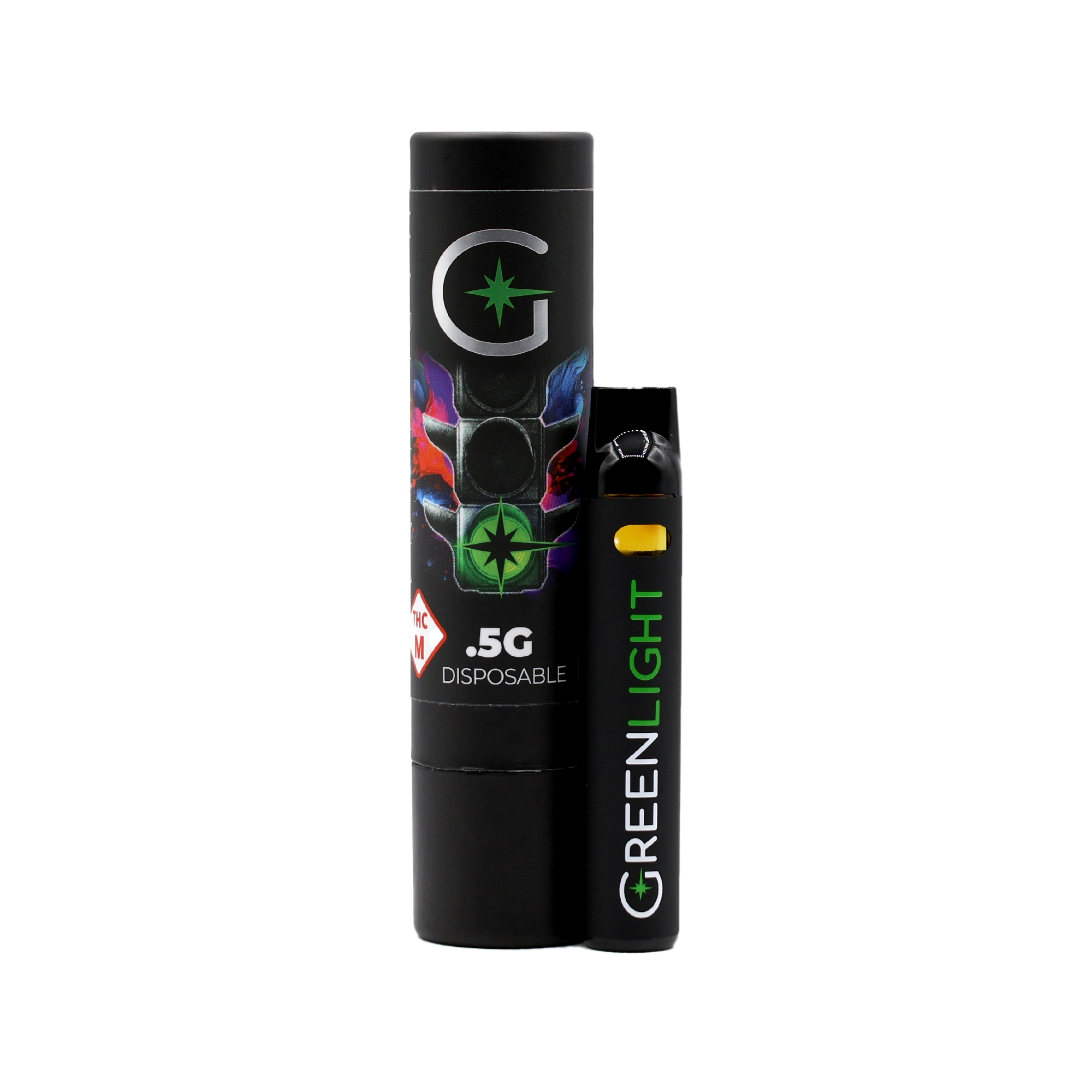 Photograph of product: GG #4 .5g Disposable Vape - 60/40 Oui'd Hybrid - Greenlight