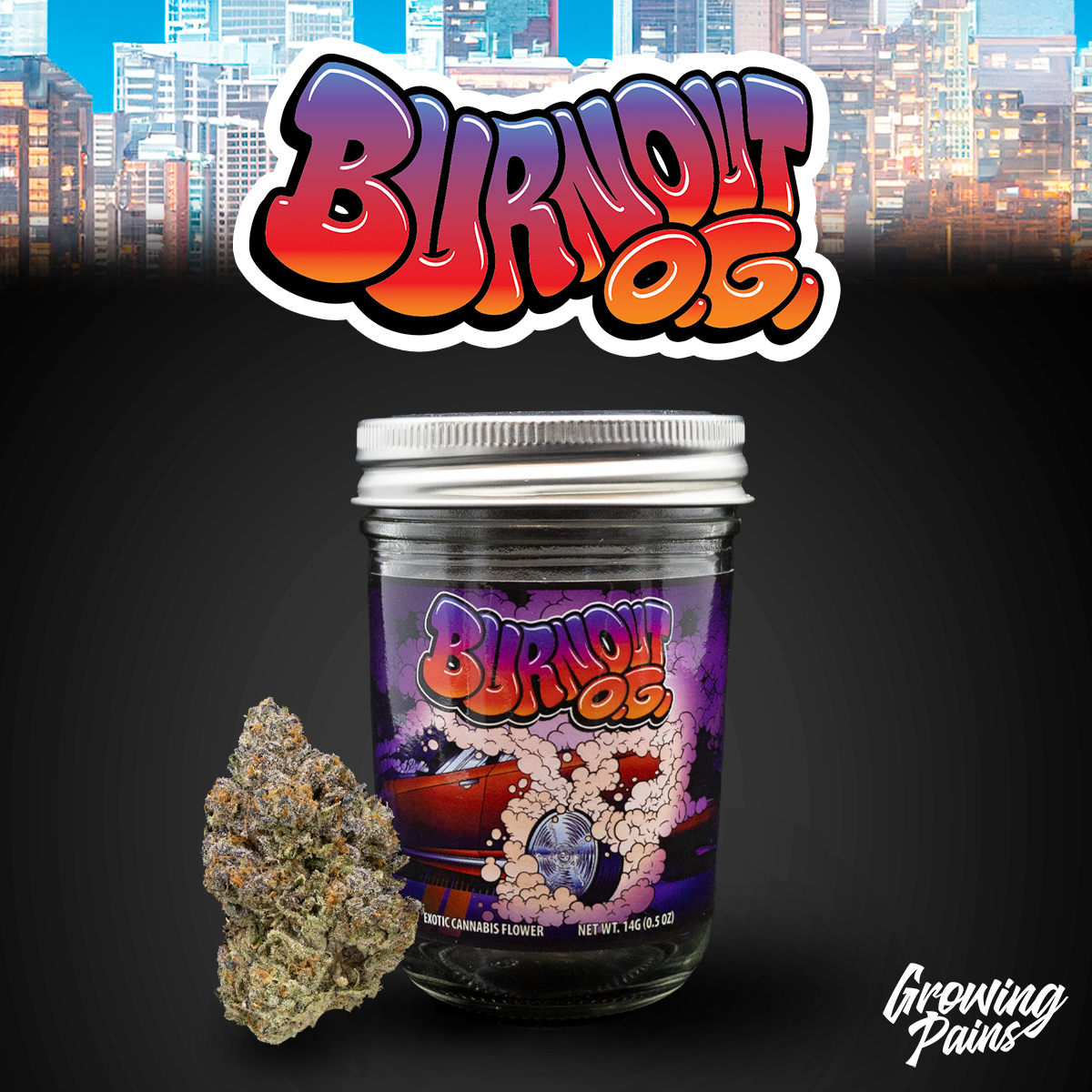 Photograph of Product: Burnout OG | 14G Jar