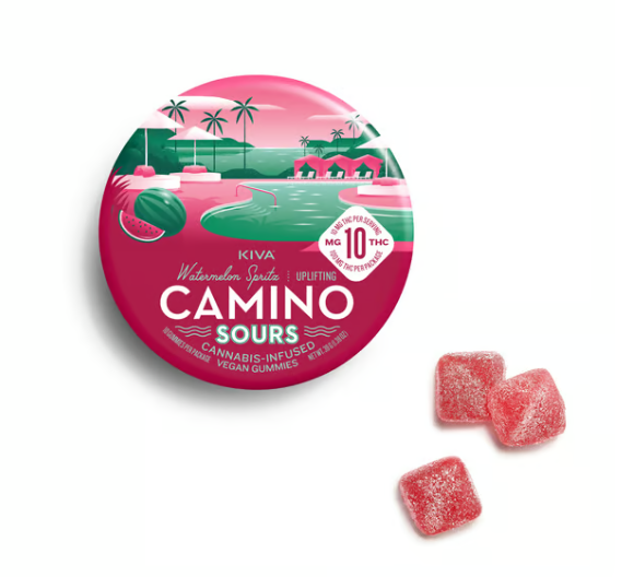 Photograph of product: Sour Watermelon Spritz Gummies | 10pk 100mg