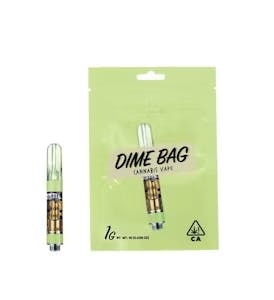 Photograph of product: Green Crack | Dime Bag Vape Cartridge [1g] - 
