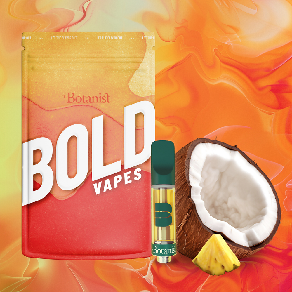 Photograph of product: BOLD Pina Colada | 1g | Vape | The Botanist