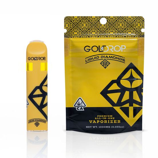 Photograph of product: Gold Drop - King Louis 1g Liquid Diamonds AIO - 