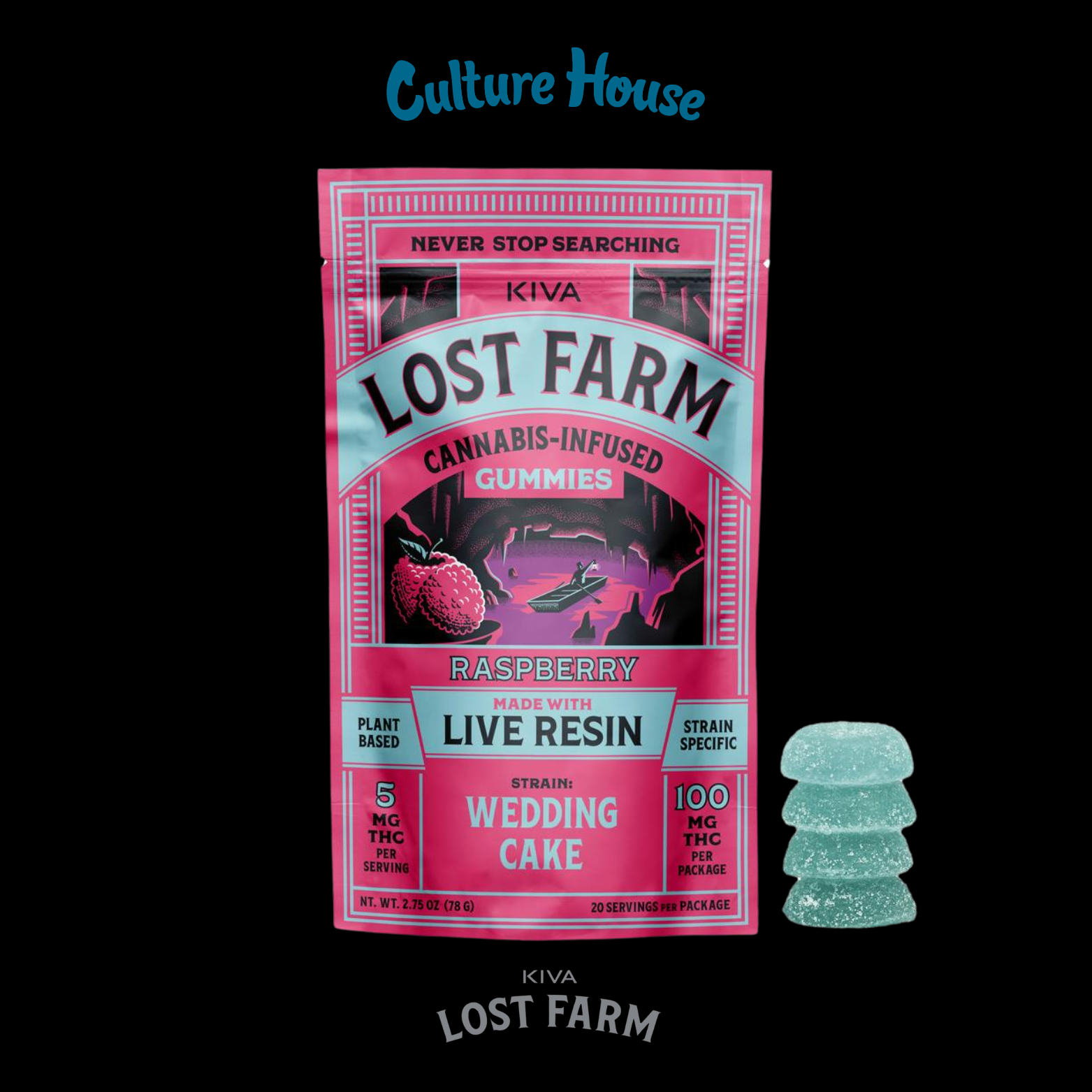 Photograph of product: Raspberry x Wedding Cake | Live Resin | 100mg