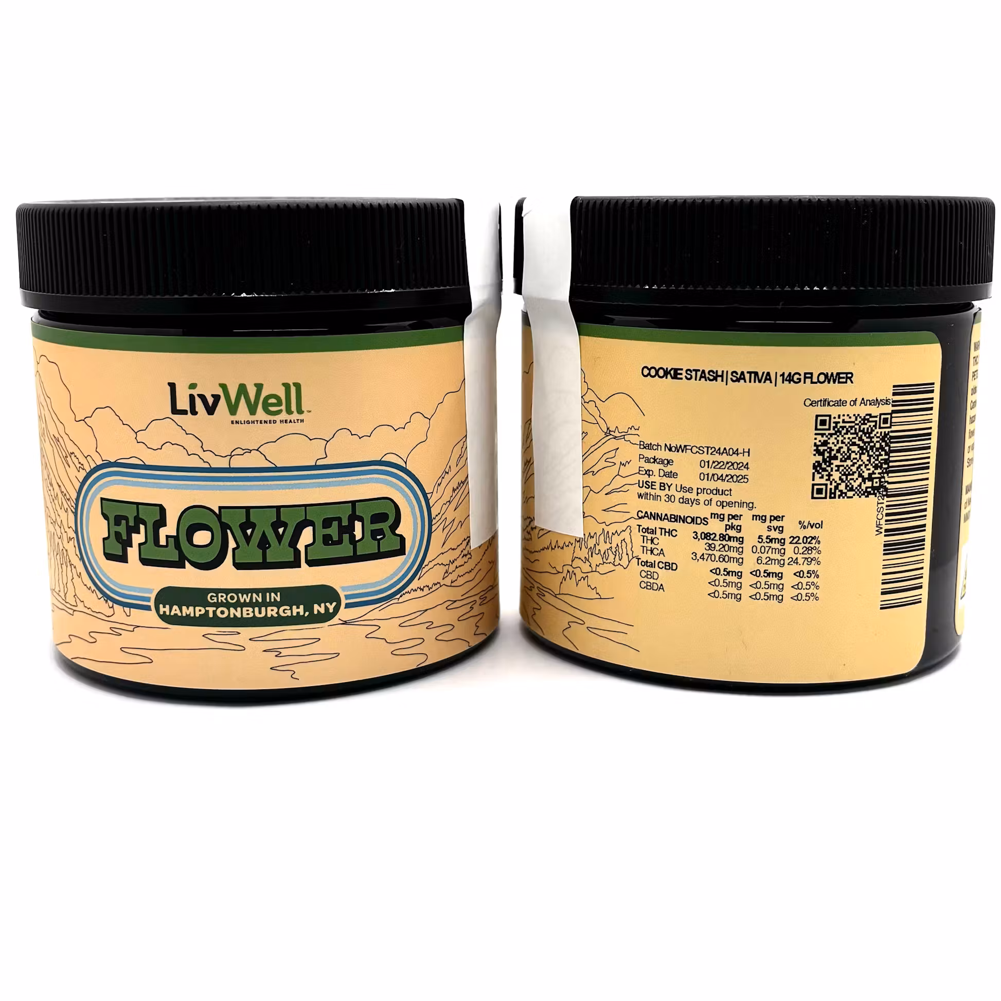 Photograph of Product: LivWell - Cookie Stash - Flower - 14g
